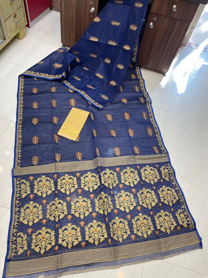 Ful Bagan Dhakai Jamdani Saree