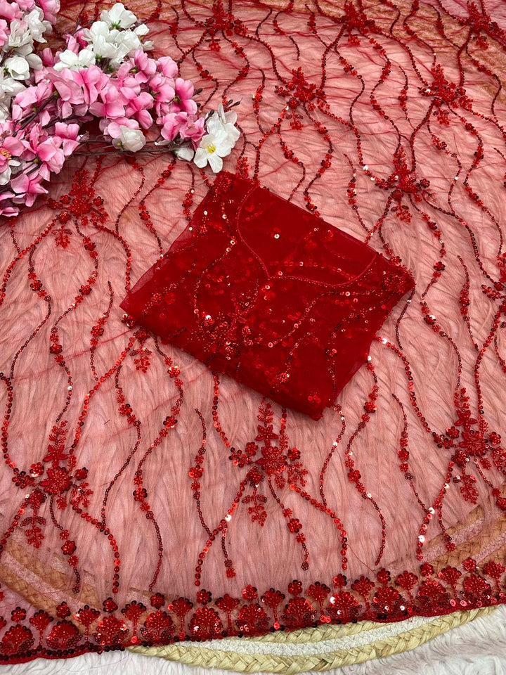 Shine in Silence fancy Silk Saree