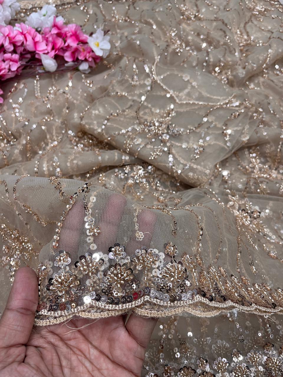 Shine in Silence fancy Silk Saree