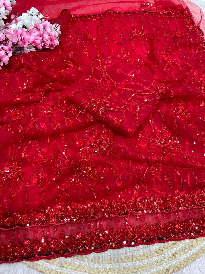 Shine in Silence fancy Silk Saree