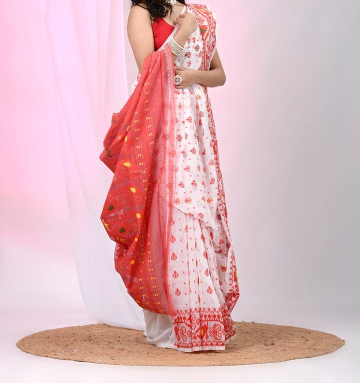 Sudarshana Dhakai Jamdani Saree