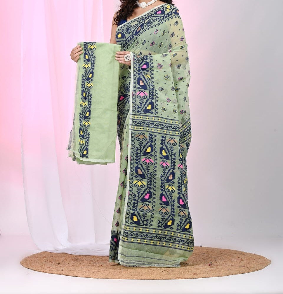 Sudarshana Dhakai Jamdani Saree