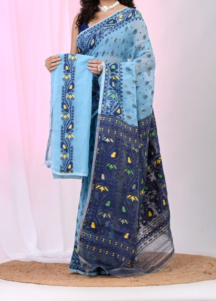 Sudarshana Dhakai Jamdani Saree