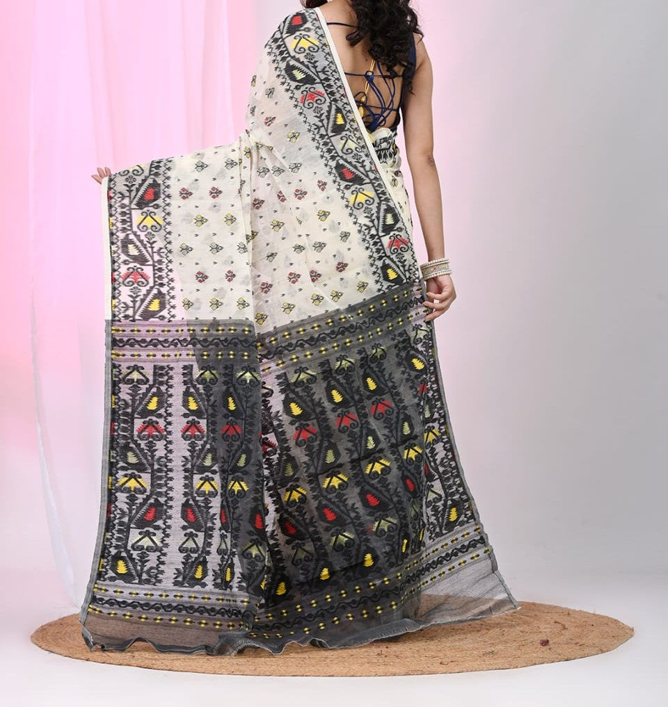 Sudarshana Dhakai Jamdani Saree