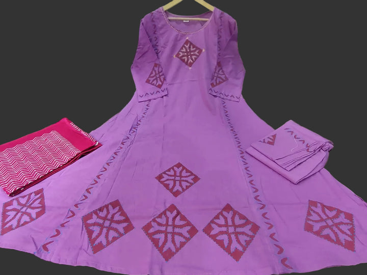 Pure Elegance Cotton Kurti  Suit