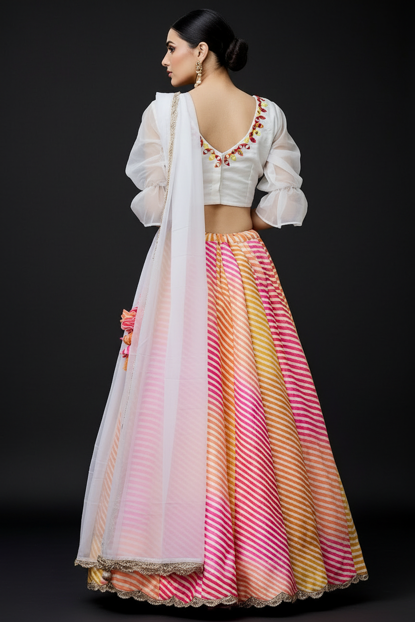 Rosy Riwaaz Art Silk Lehenga
