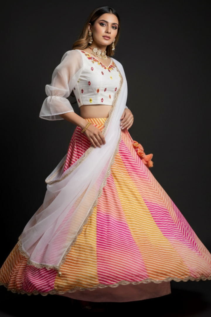 Rosy Riwaaz Art Silk Lehenga