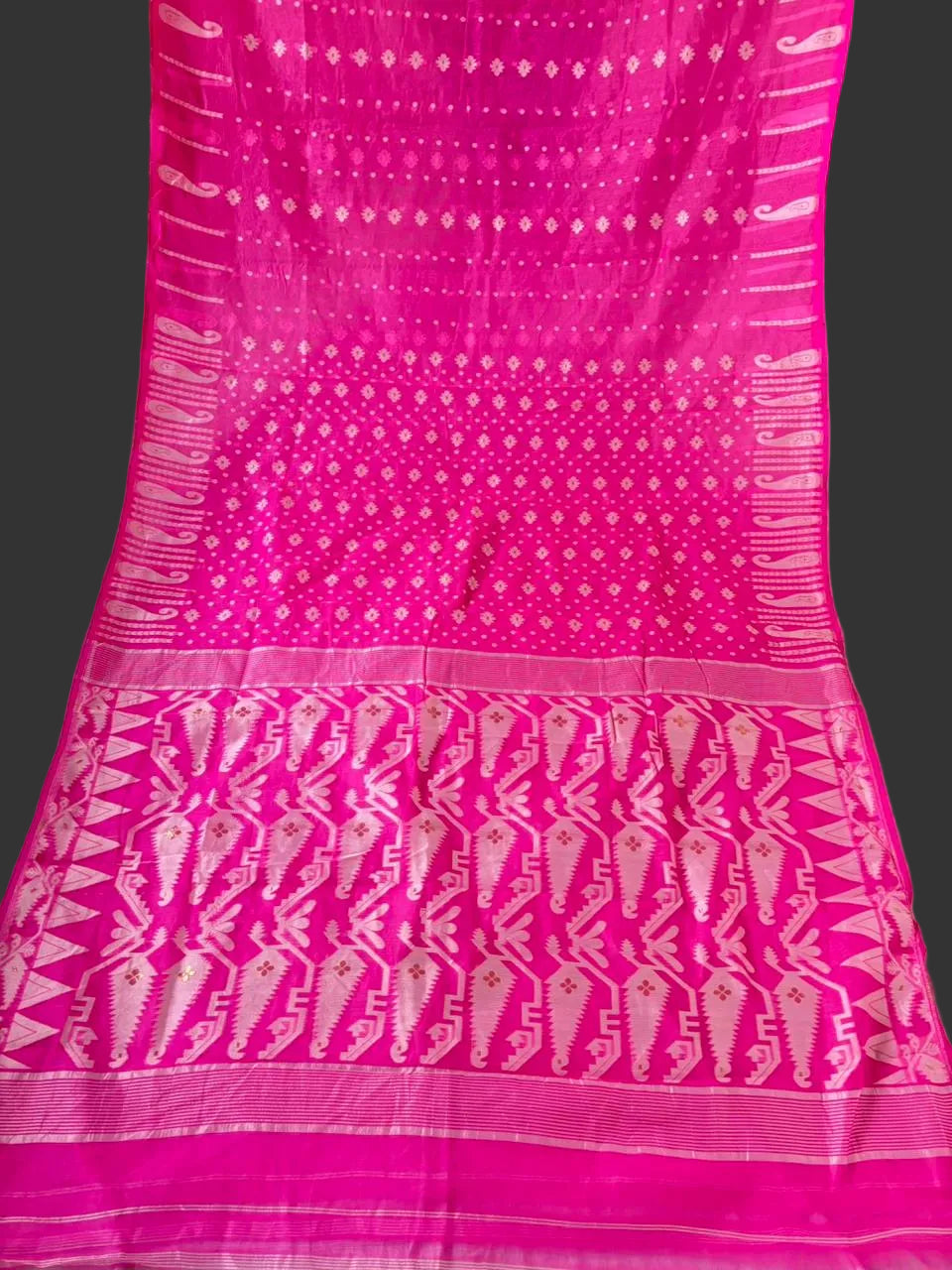 Moner Alo-Bengal Jamdani Saree (Pink)