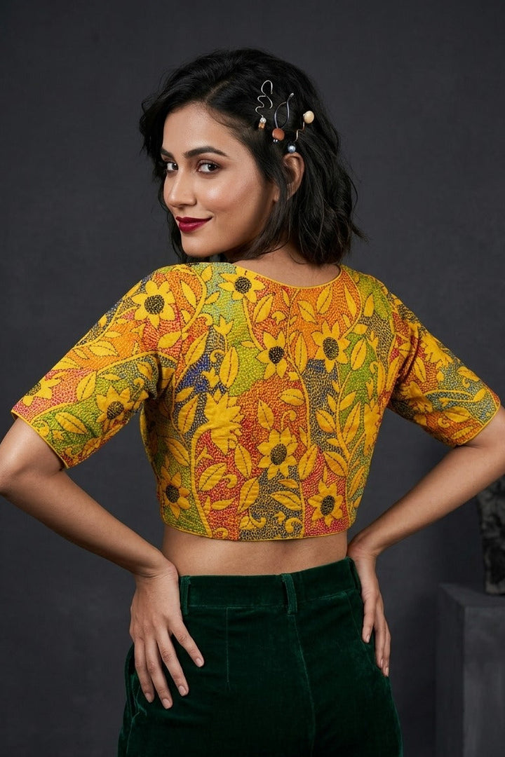 Reverse Thread Story Blouse