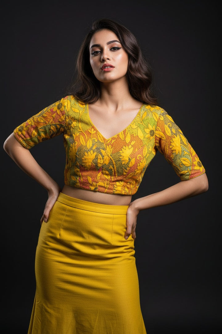 Reverse Thread Story Blouse