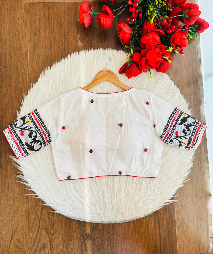 The Lady-Jamdani Designer Cotton Blouse