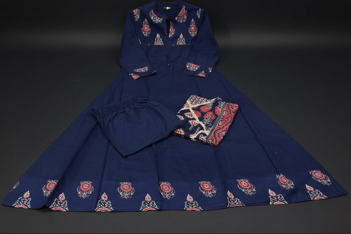 Suhani Swirl - Printed Cotton Kurti Set