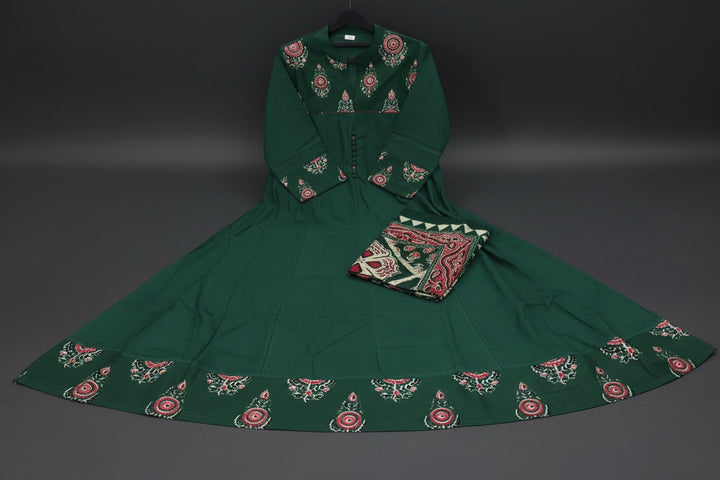 Suhani Swirl - Printed Cotton Kurti Set