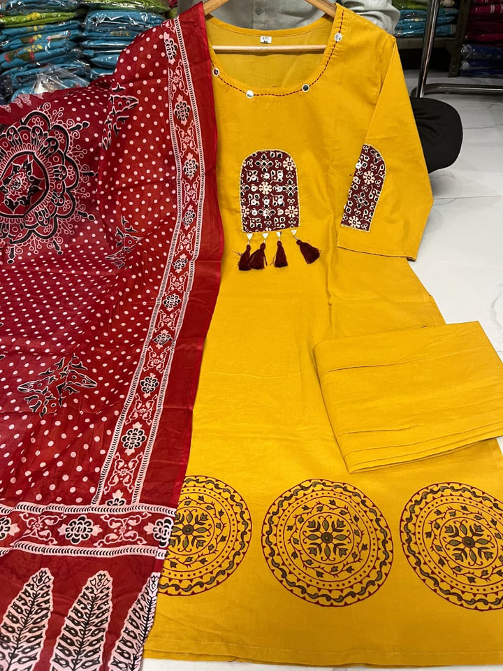 Hemrag Cotton Kurti Set