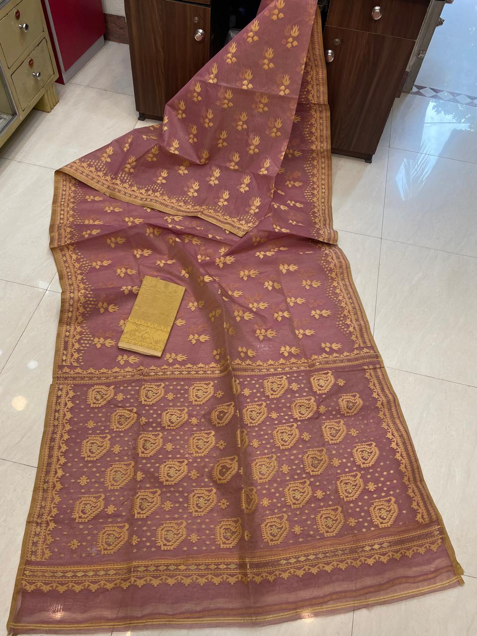 Pata Bahar Bengal Jamdani Saree