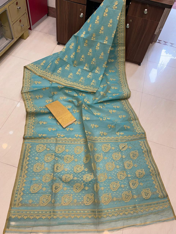 Pata Bahar Bengal Jamdani Saree