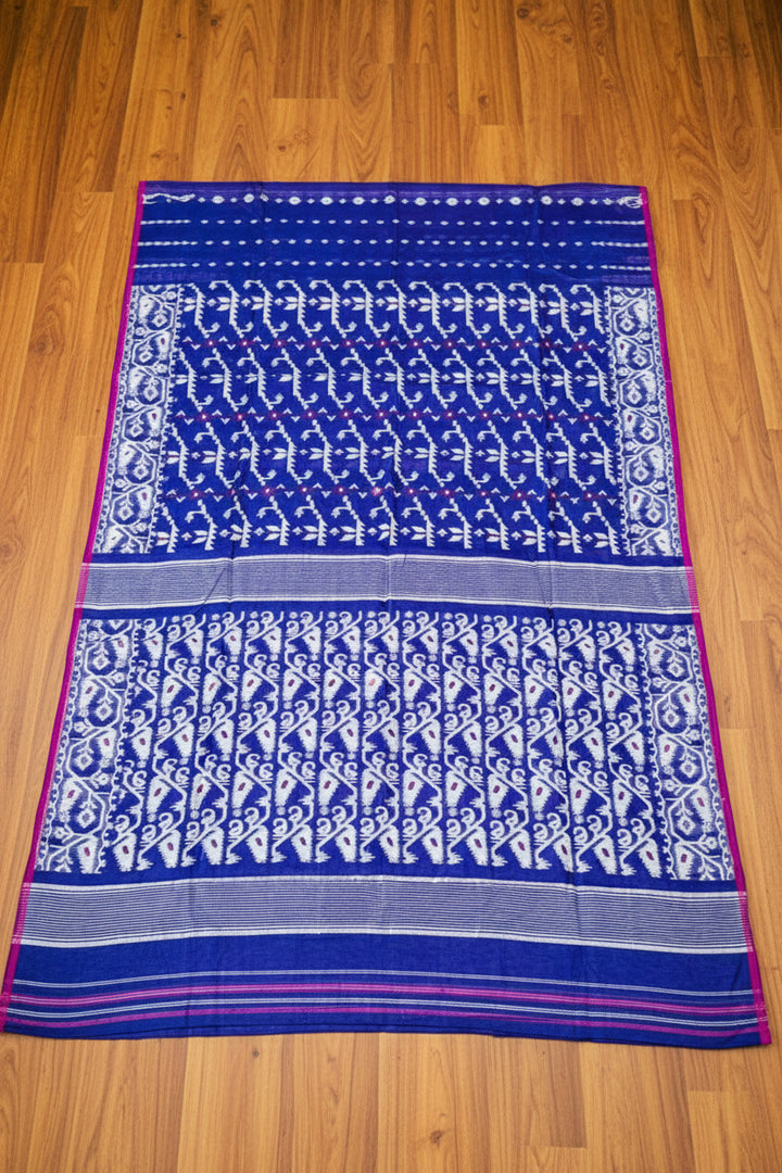 Shatarupa Bengal Jamdani Saree (Purple Saree Pink Border)