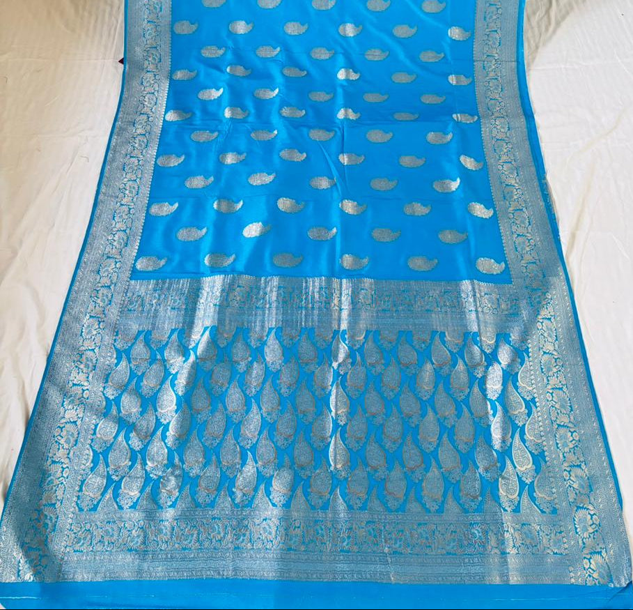 Drizzle Of Grace Gajji Silk Saree