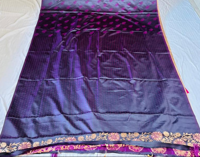 Flowy Magic (Satin Silk Saree)