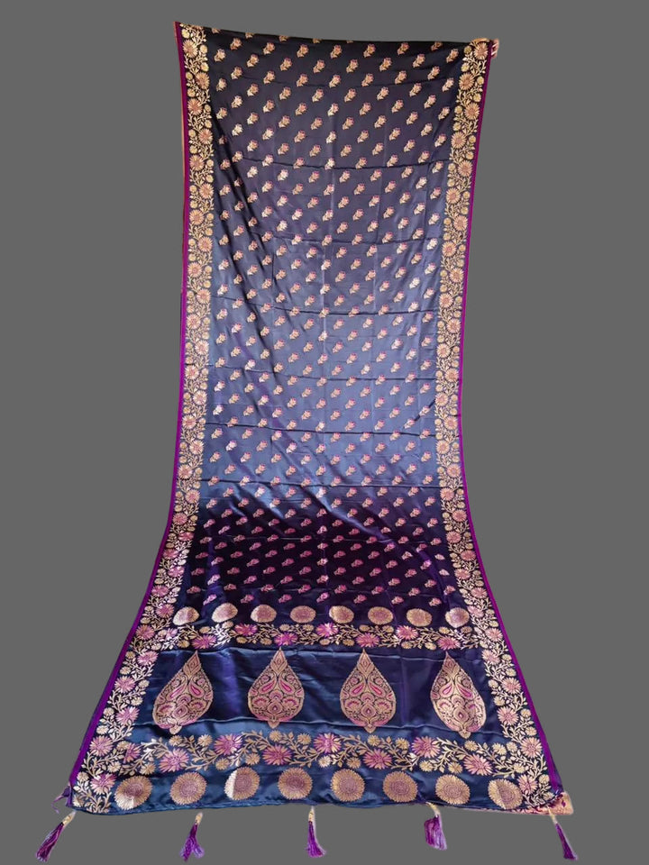 Flowy Magic (Satin Silk Saree)