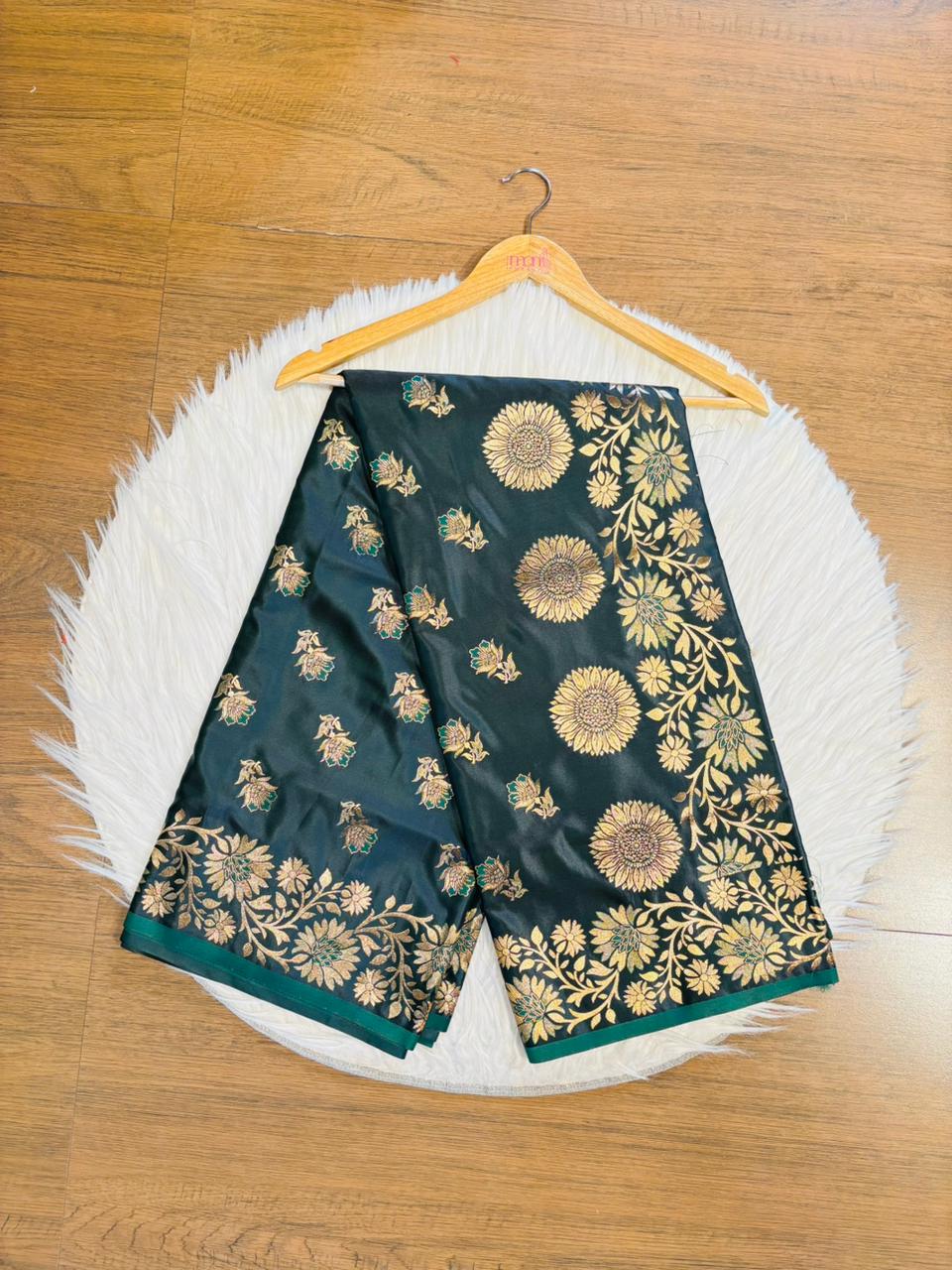 Flowy Magic (Satin Silk Saree)