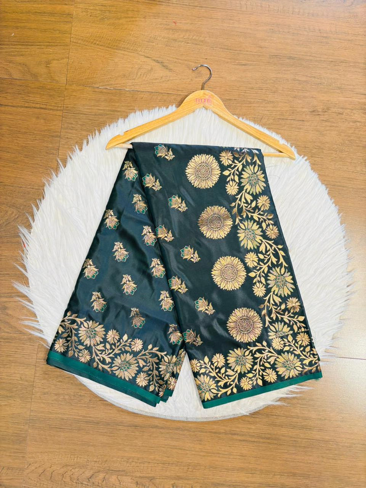 Flowy Magic (Satin Silk Saree)