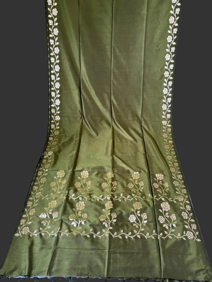 kotha koli Semi Tussar Silk Saree