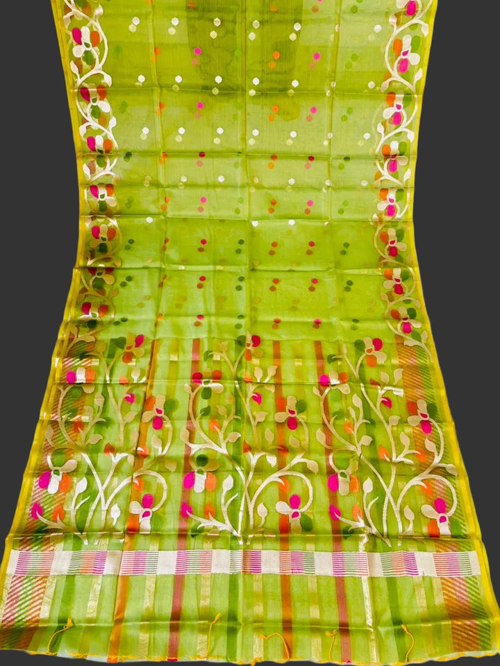 Divine Essence Muslin Jamdani Saree