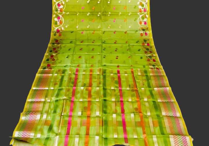 Divine Essence Muslin Jamdani Saree