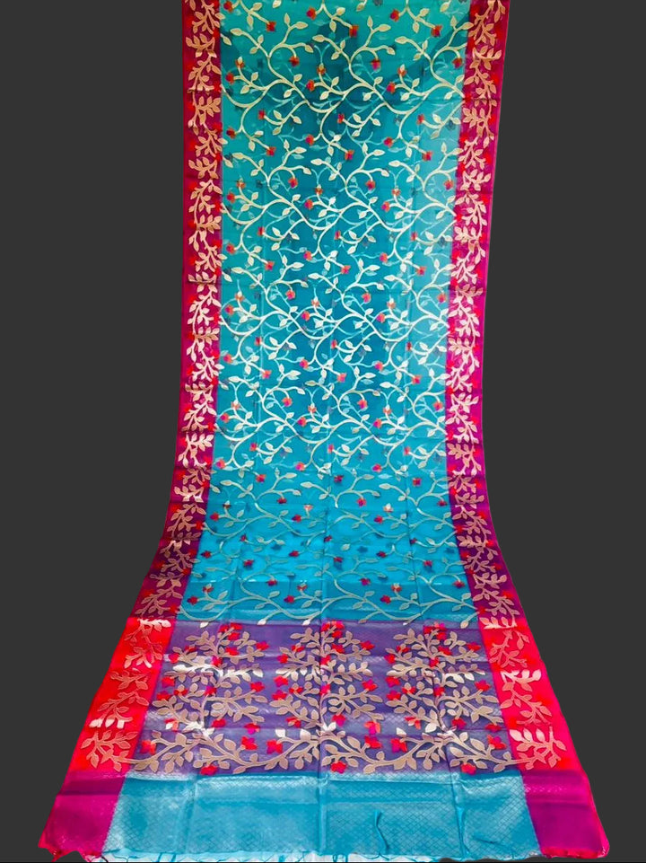 Divine Essence Muslin Jamdani Saree