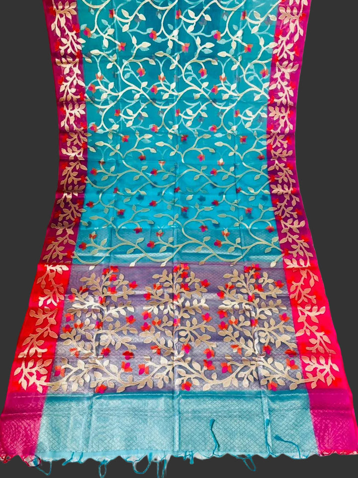 Divine Essence Muslin Jamdani Saree