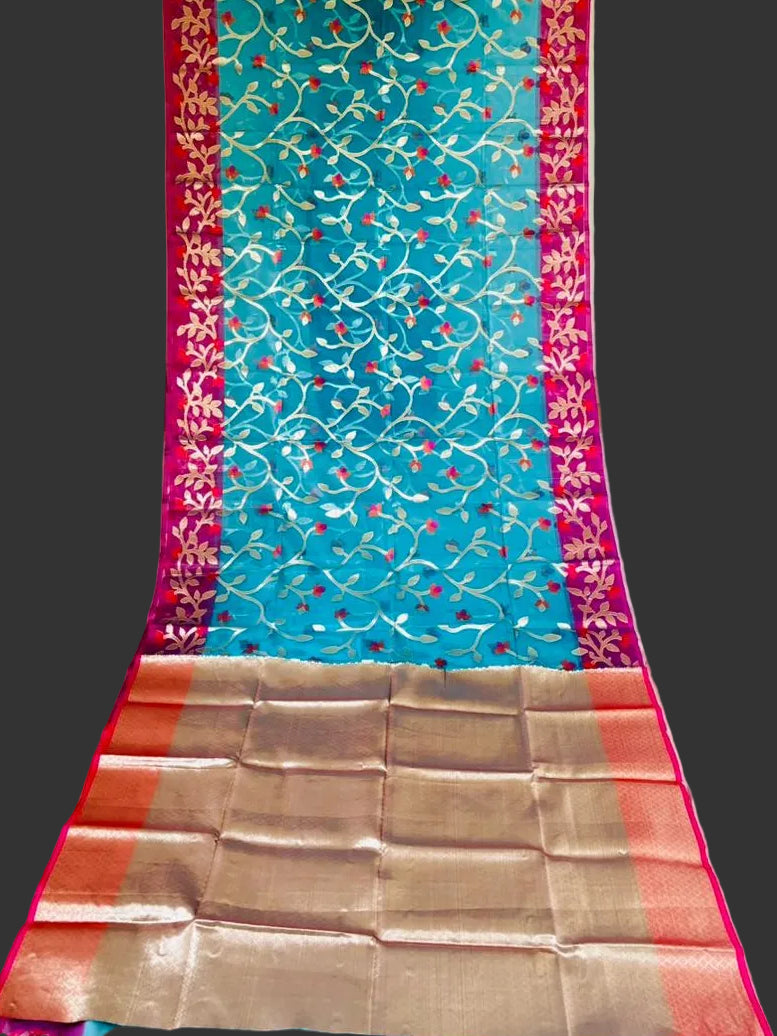 Divine Essence Muslin Jamdani Saree