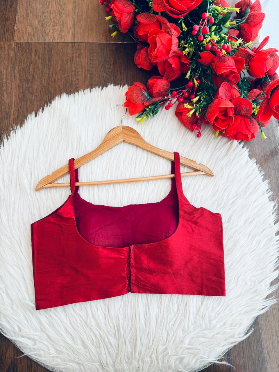 The Bonedi Baddie - Solid Fancy Designer Blouse