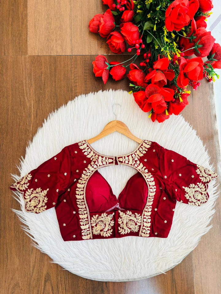 The Empress Glow V-Neck Blouse