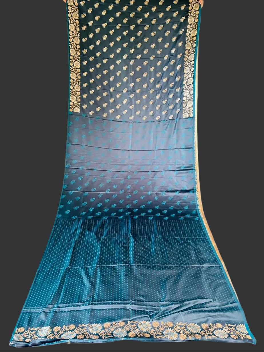 Flowy Magic (Satin Silk Saree)