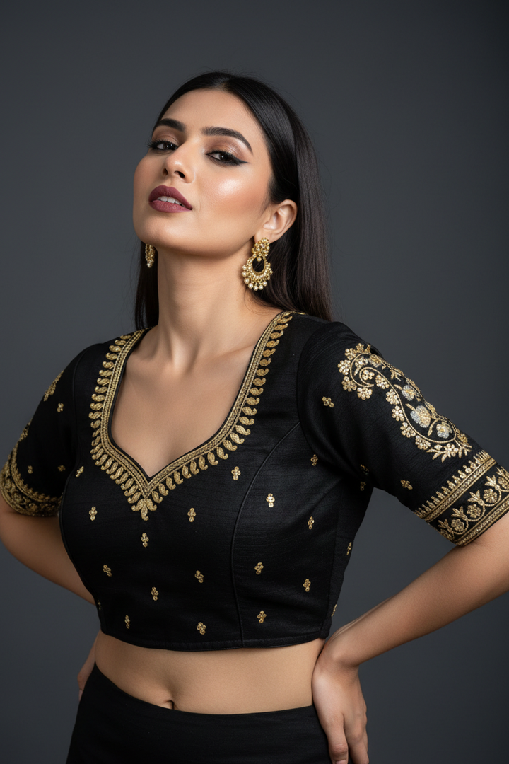 Sparkling Eyes-Designer Blouse