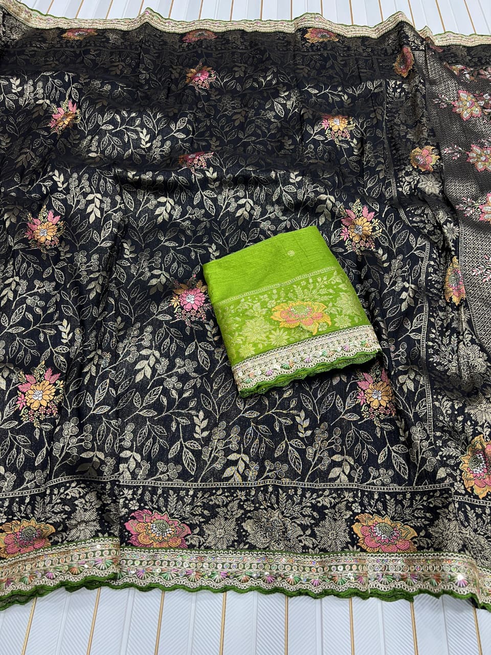 A Touch of Moonlight Dolla Silk Saree