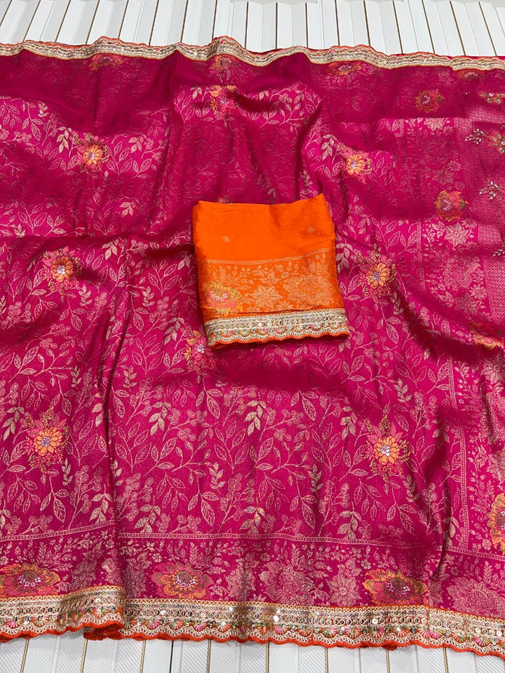 A Touch of Moonlight Dolla Silk Saree