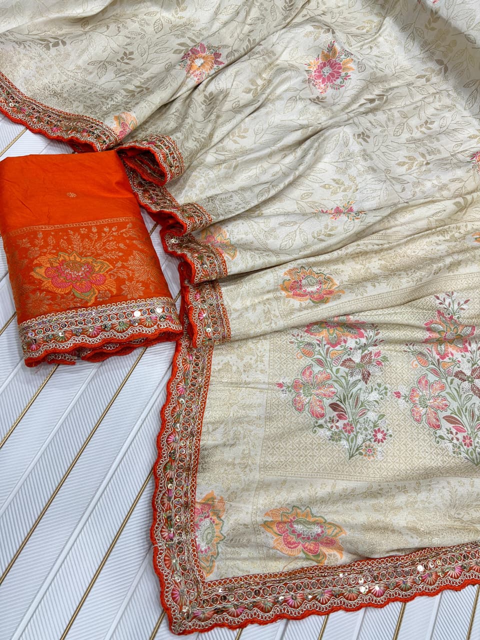 A Touch of Moonlight Dolla Silk Saree