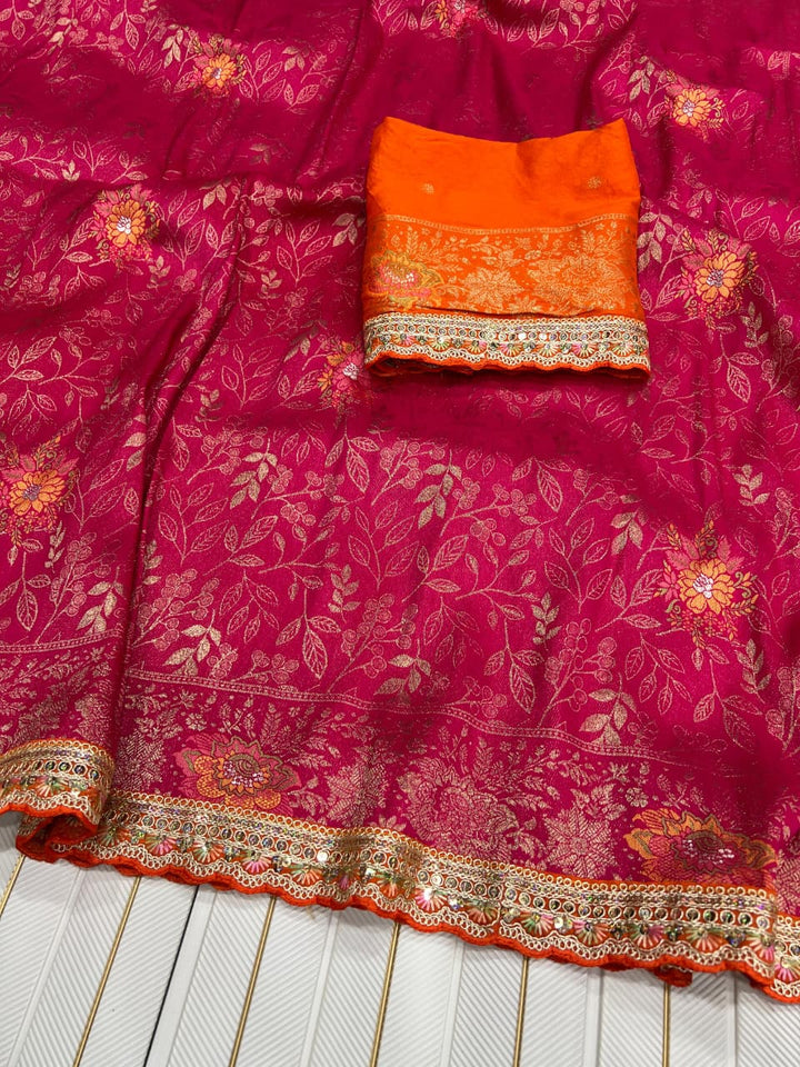 A Touch of Moonlight Dolla Silk Saree