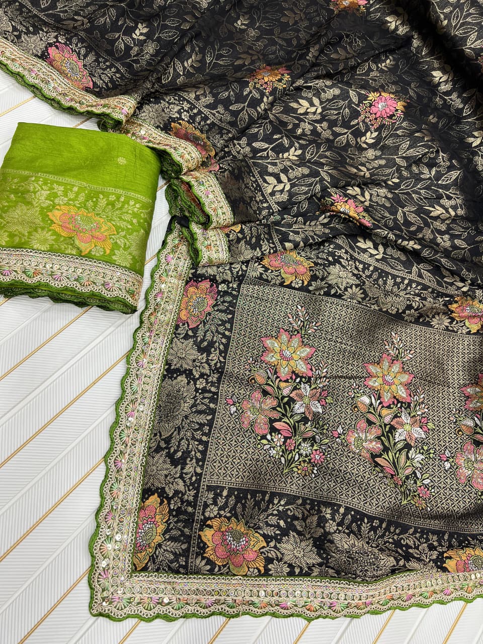 A Touch of Moonlight Dolla Silk Saree