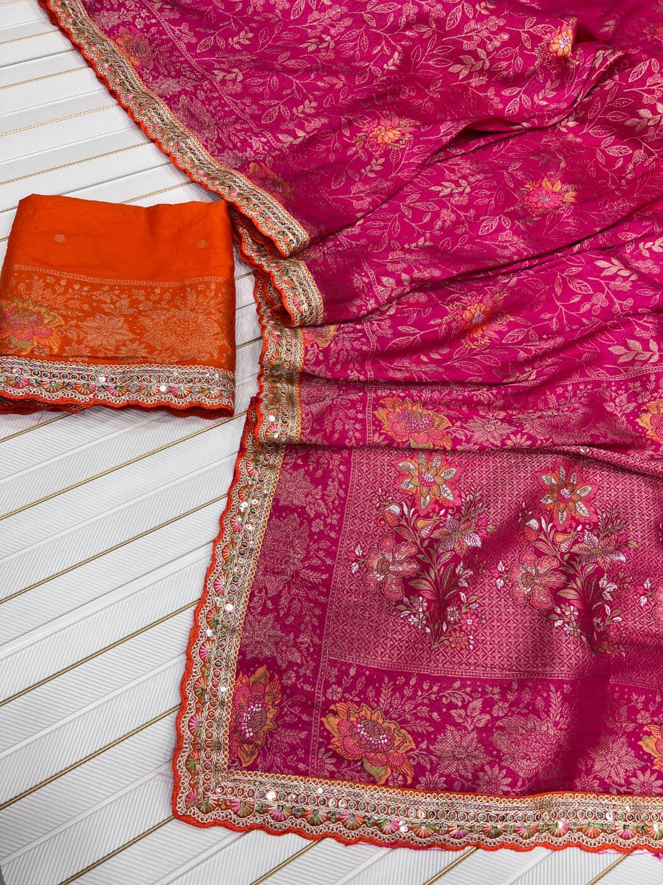 A Touch of Moonlight Dolla Silk Saree