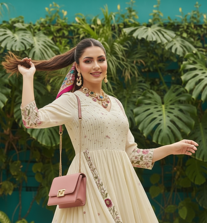 Sun Kissed Cotton Tales(Kurti Set)