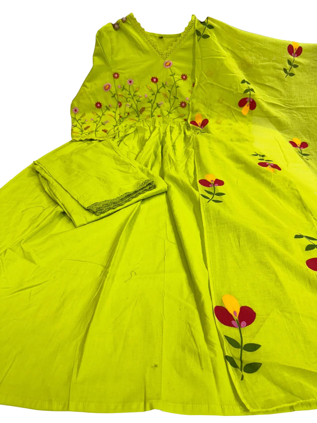 Sunny Slay Cotton Kurti set