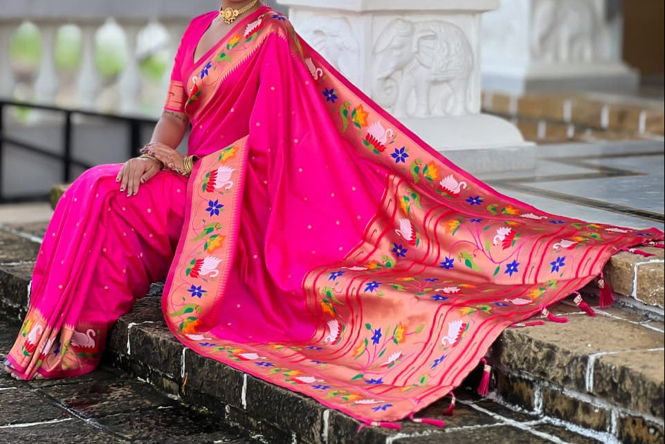 Mumbai Mood Sarees(Paithani Silk)
