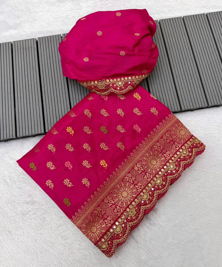 Springs Shade Khaddi Dolla Silk Saree