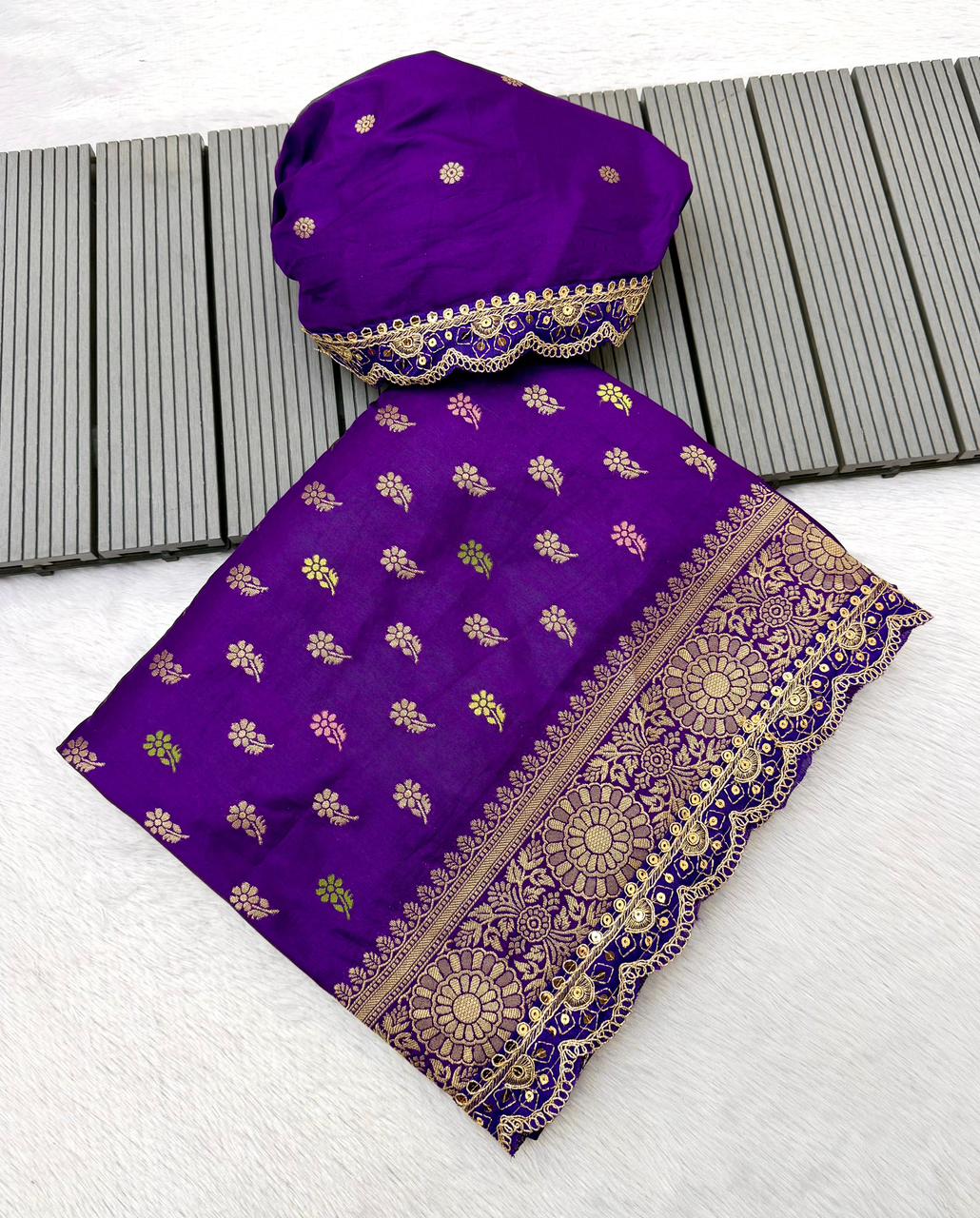Springs Shade Khaddi Dolla Silk Saree