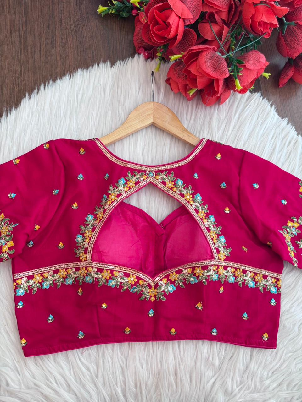 Monalisa (Vichitra Silk Blouse)