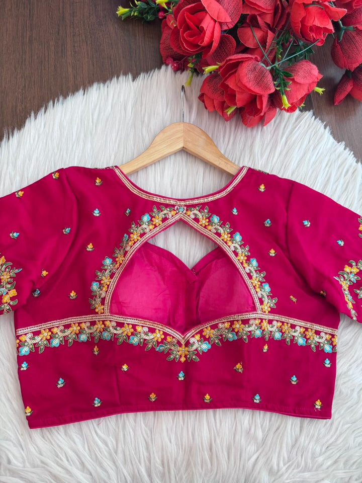 Monalisa (Vichitra Silk Blouse)