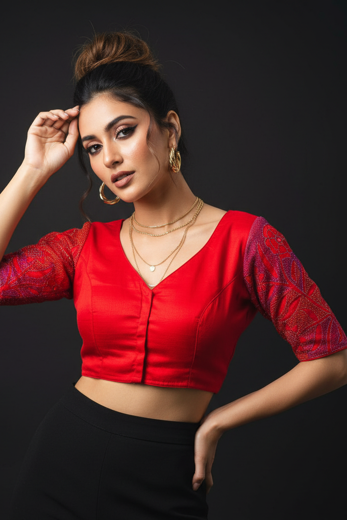 Own Way-Reverse Thread  Blouse